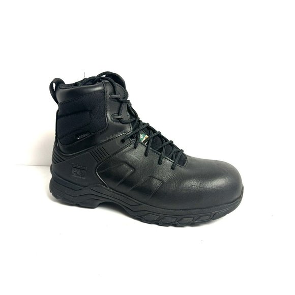 Timberland Pro Mens Hypercharge Comp Toe Waterproof Boot Black Size 8.5XW